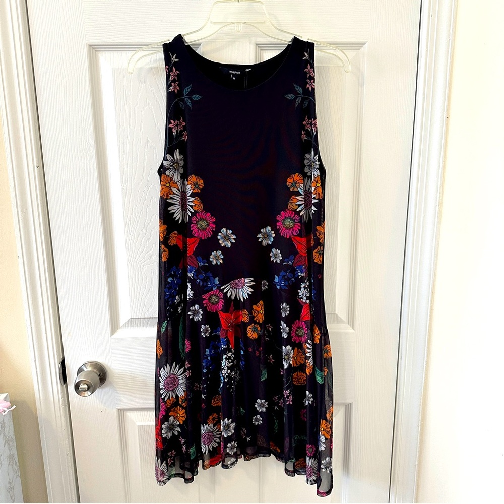 Desigual Black Floral Sundress